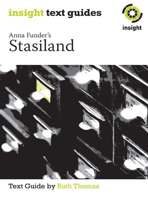 cover image of Anna Funder's Stasiland